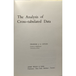 The Analysis of Cross-Classified Data