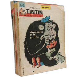 Tintin le journal des jeunes de 7 à 77ans. 18 numéros anciens...