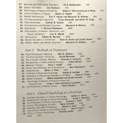 Handbook of clinical psychology