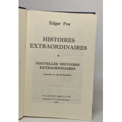 Histoires extraordinaires tome 1