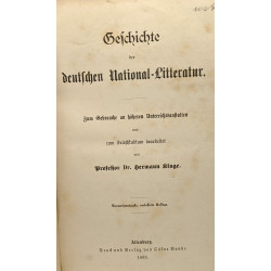 Geschichte der deutschen National-Litteratur