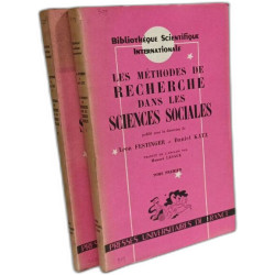 Les méthodes de recherche dans les sciences sociales - TOME...