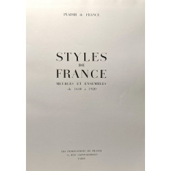 Styles de France objets et collections de 1610 à 1920 + Styles de...