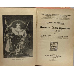Histoire contemporaine (1789-1848) - classe de première ---...
