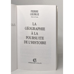 La géographie à la poursuite de