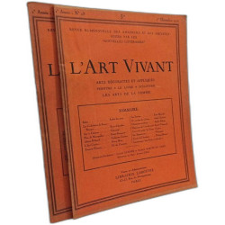 L'art vivant 1re année n°23-24 revue bi-mensuelle 1925