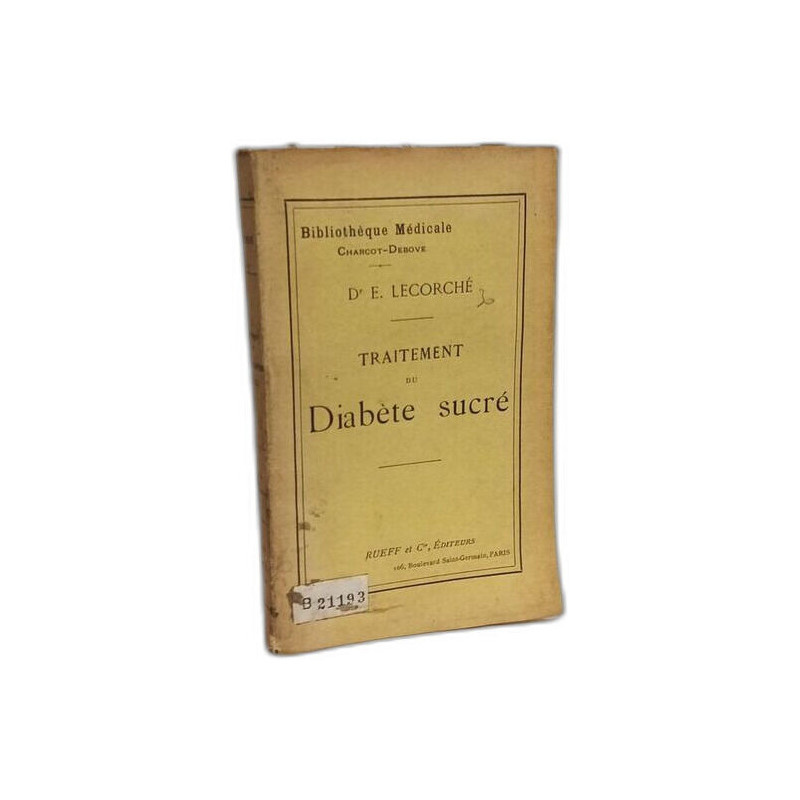 Traitement du diabète sucré