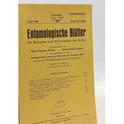 Entomologische blätter für biologie und systematik der käfer ---...