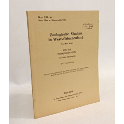 Zoologische studien in West-Griechenland - VIII. Teil...