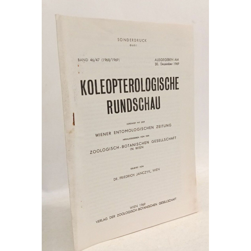 Koleopterologische rundschau / Sonderdruck band46/47 (1968-1969) -...