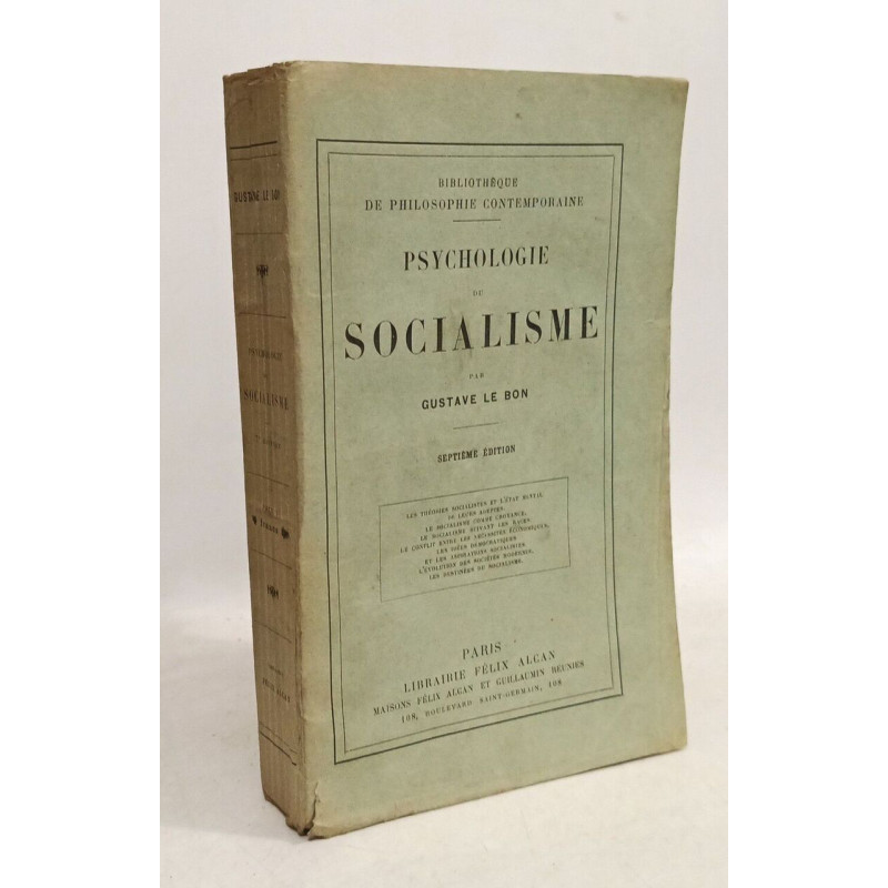 Psychologie Du Socialisme / Les Théories socialistes et l' État...