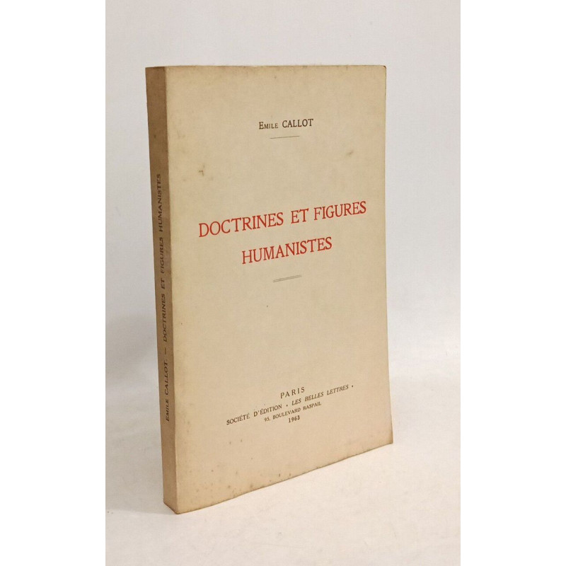 Doctrines et figures humanistes