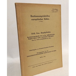 XVII. fam. staphylinidae - Bestimmungstabellen europäischer Käfer