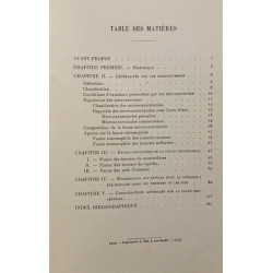 Contribution à l'étude de la faune des microcavernes faune des...