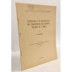 Contribution à la connaisance des staphylinides des Canaries:...