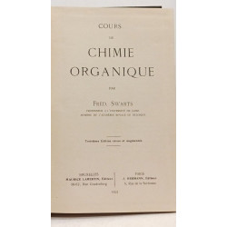 Cours de chimie organique - 3e éditino revue et augmentée