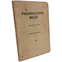 Pharmacoppée belge - premier supplément (1940) + deuxième...