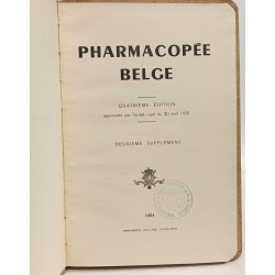 Pharmacoppée belge - premier supplément (1940) + deuxième...