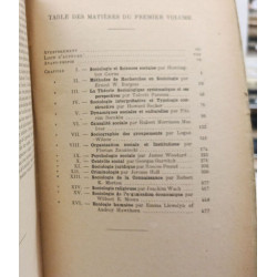 La Sociologie au XXe siècle - TOME 1: Les grands problèmes de la...