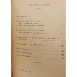 Dominical évangiles épitres collectes des dimanches et des fêtes...
