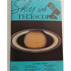 Sky and Telescope --- 1974 --- full year in one volume / année...