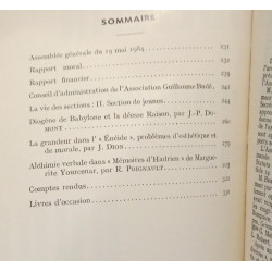 Bulletin de l'association Guillaume Budé - trimestriel Octobre...