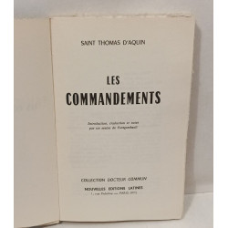 Les Commandements.Introduction traduction et notes par un moine de...