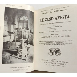 Le Zend-Avesta - TOME I et II - Annales du musée Guimet -