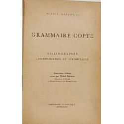 Grammaire Copte --- 4e éd