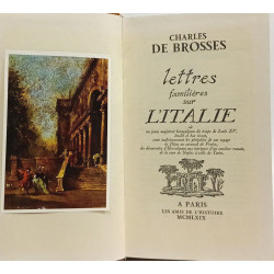 Lettres familières sur L'Italie