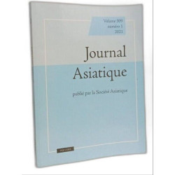 Journal Asiatique - VOLUME 309 numéro 1 - 2021