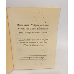 Biblia sacra - Vulgatæ editionis / sanct.Evangelium...