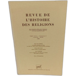 Revue de l'histoire des religions Tome CCVII - fascicule 1 à 4