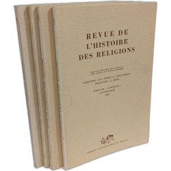 Revue de l'histoire des religions Tome CCII- Fascicule 1à 4