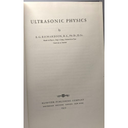 Ultrasonic physics