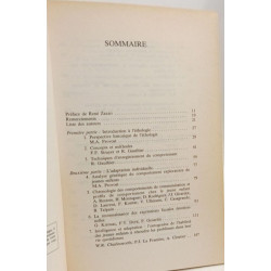 Ethologie et développement de l'enfant. Préface de René Zazzo