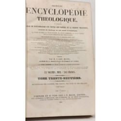 Première encyclopédie théologique ou première série de...