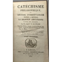 Catéchisme Philosophique ou Recueil d'Observations propres a...