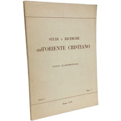 Studi e ricerche sull'Oriente cristiano - rivista quadrimestrale -...