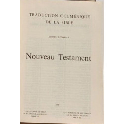 Nouveau Testament - édition intégrale