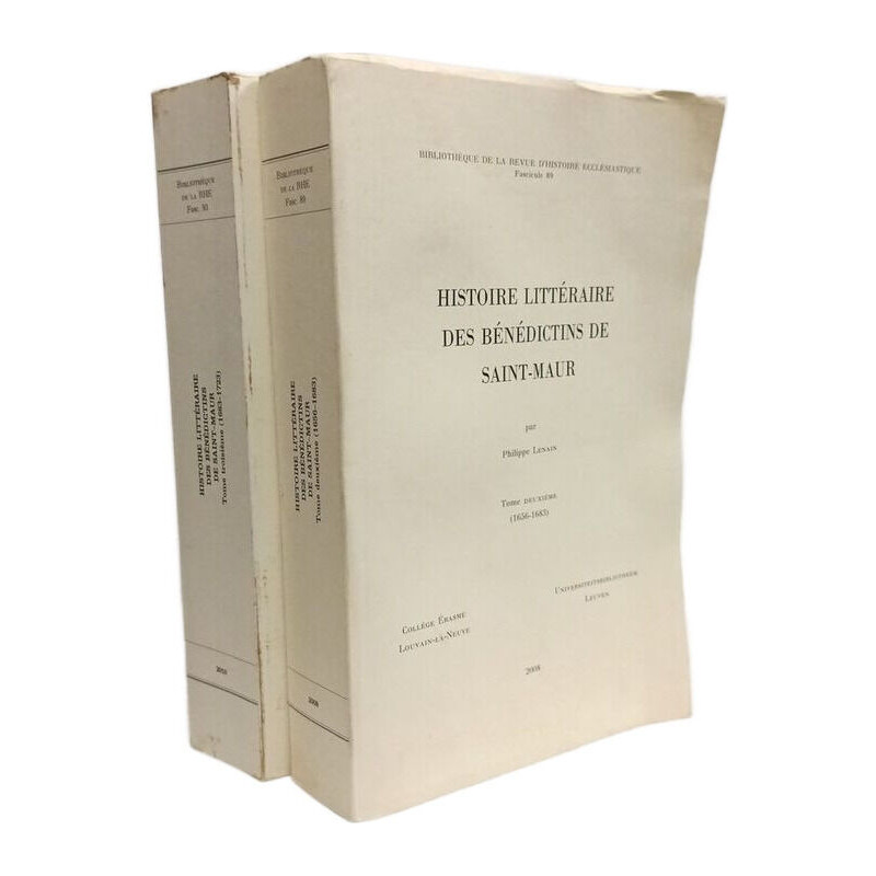 Histoire littéraire des bénédictins de Saint-Maur - TOME II...