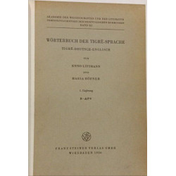 Wörterbuch der Tigre-Sprache