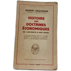 Histoire des doctrines économiques