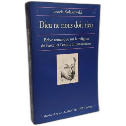 Dieu Ne Nous Doit Rien: Brève remarque sur la religion de Pascal...