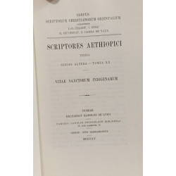Vitae Sanctorum Indigenarum - versio + textus - Corpus scriptorum...
