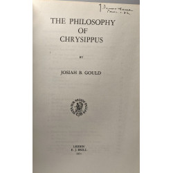Philosophy of Chrysippus by Josiah B. Gould