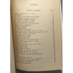Poemas humanos - espana aparta de mi este caliz