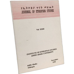 Journal of Ethiopian Studies - VOL. XXIII - November 1990