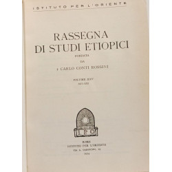 Rassegna di studi etiopici