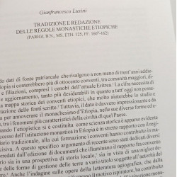 Tradizione redazione delle regole monastiche etiopiche ---...